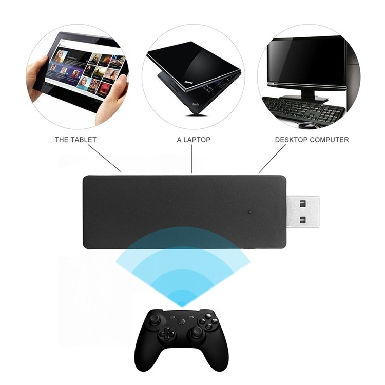 Personal Computer Laptops Wireless Receiver PC Adapter for Microsoft Xbox One Controller-3