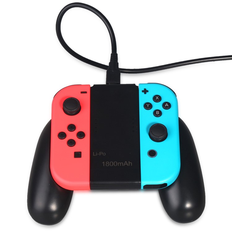 DOBE TNS-873 Grip Handle Charging Dock Station Li-Po 1800mAh Power Bank Portable Charger Chargeable Stand Holder for Nintendo Switch NS Joy-Con-11