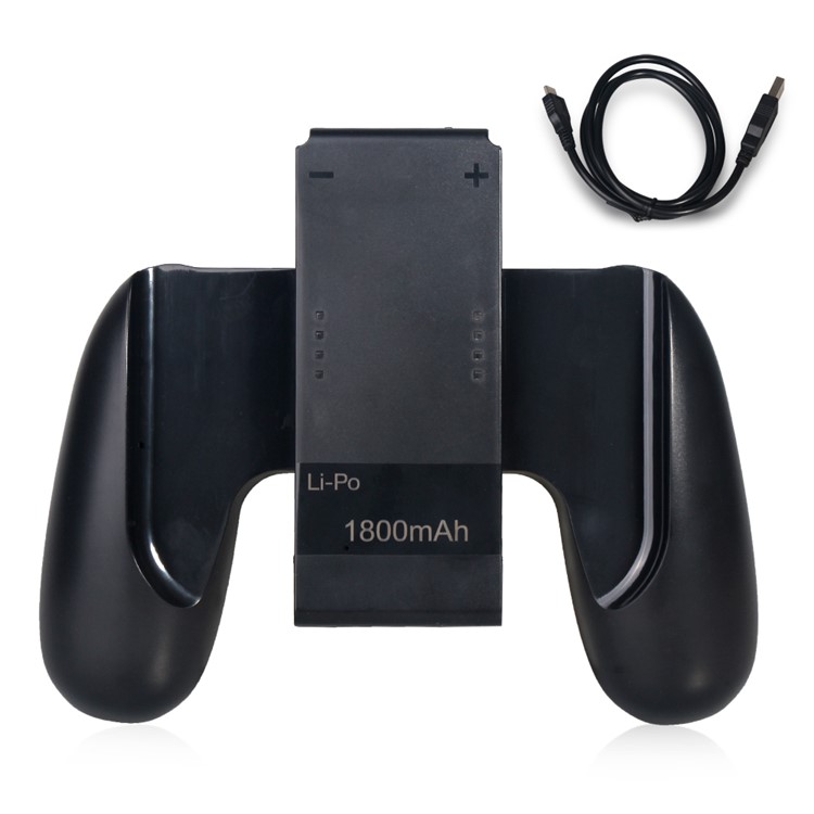 DOBE TNS-873 Grip Handle Charging Dock Station Li-Po 1800mAh Power Bank Portable Charger Chargeable Stand Holder for Nintendo Switch NS Joy-Con-2
