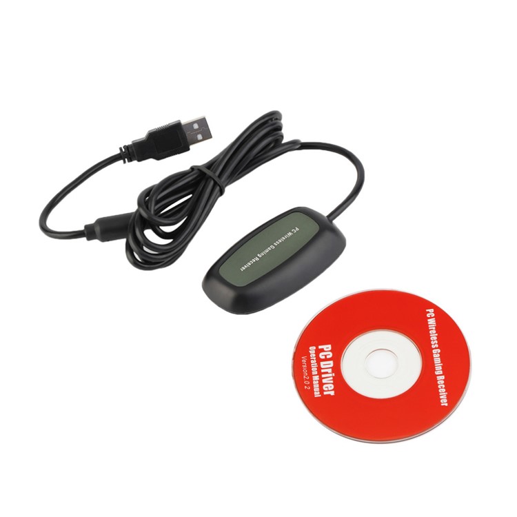 USB Receiver Adapter for Microsoft Xbox 360 - Black-2