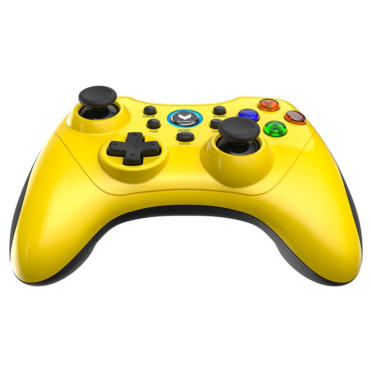 RAPOO V600S 2.4G Wireless Game Controller Joystick Game Pad for PS3 PC Notebook - Yellow-4