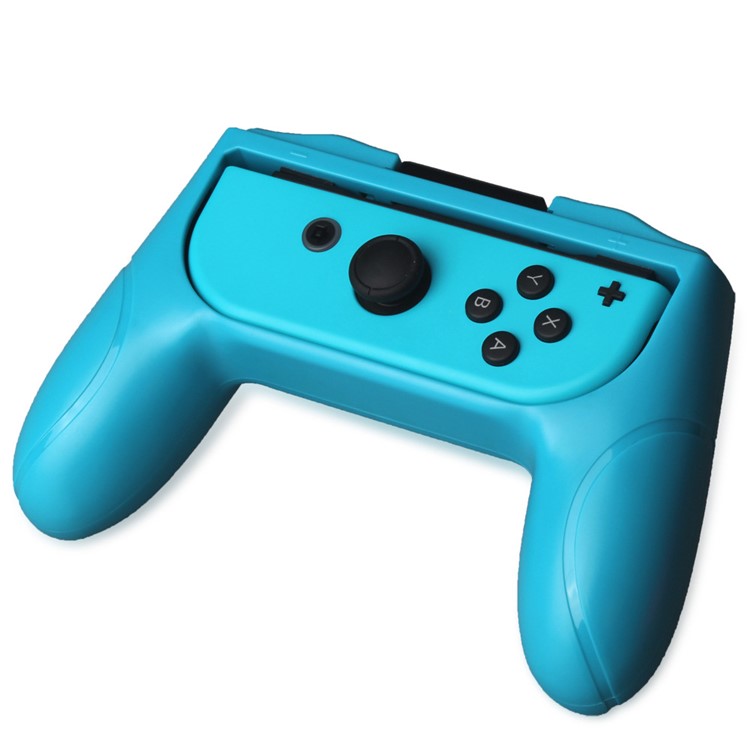 2PCS/Set Game Controller Direction Manipulate ABS Hand Grips for Nintendo Switch Joy-Con - Red + Blue-6
