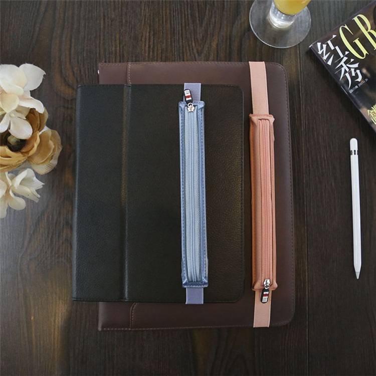BUBM Pencil Case Holder Elastic Pencil Pocket Sleeve-1