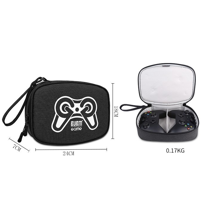 BUBM Portable Dual Joysticks Storage Bag Video Game Console Travel Bag-6