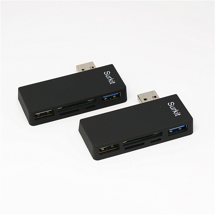USB 3.0 HUB Adapter with SD/Micro SD Card Reader for Microsoft Surface Pro 3/4-2