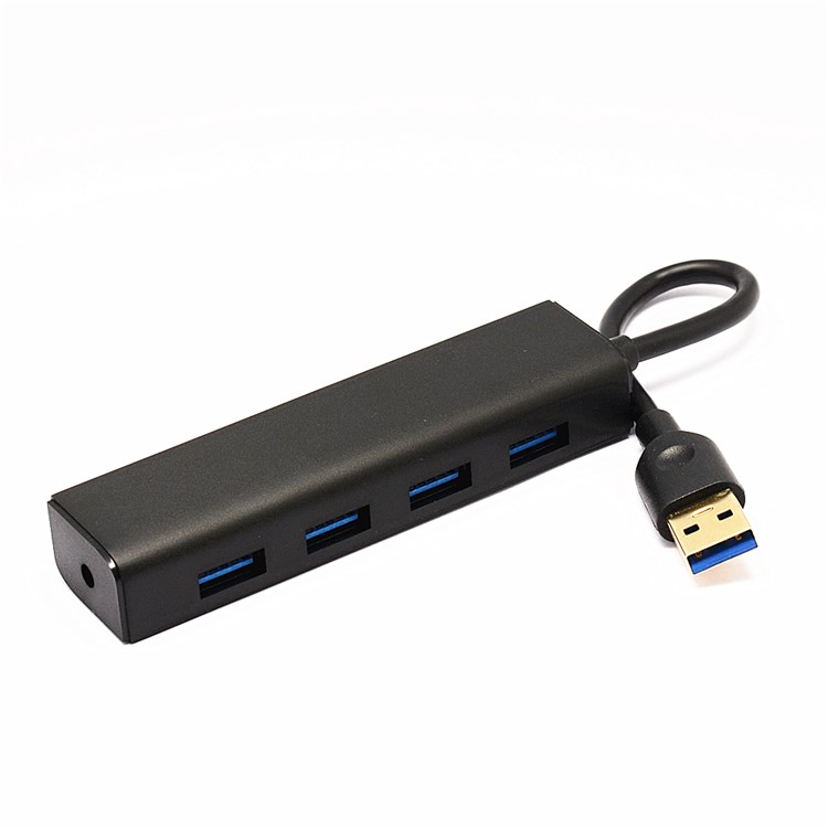 4-Port USB 3.0 Portable High Speed Data Hub-4