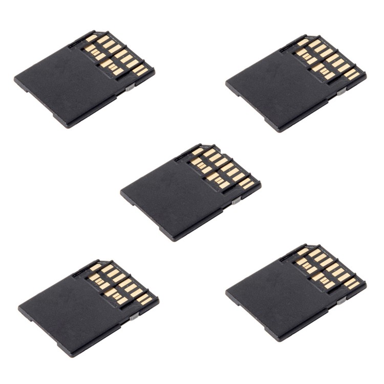 5pcs / Set UHS-II 4.0 Tarjeta Micro SD SD SDC SDXC A SD SDHC SDXC Adaptador De Tarjeta Kit-2