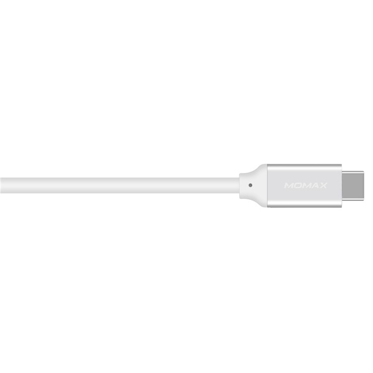 MOMAX ONE LINK Aluminum 3-in-1 Type-C to TF/SD/CF Card Reader Ports Adapter Hub - Silver-6