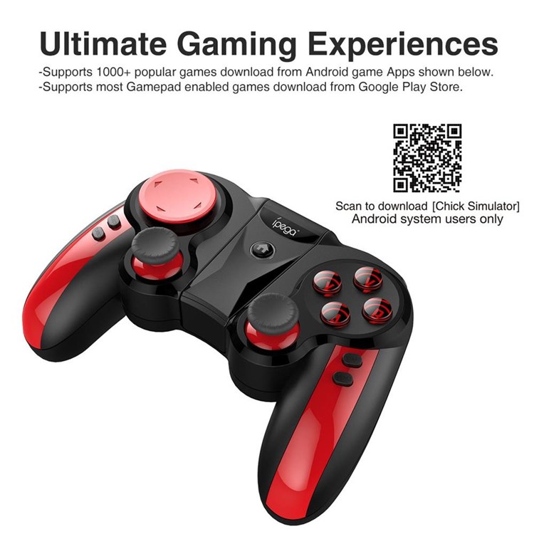 IPEGA PG-9089 Pirates Wireless Bluetooth 3.0 Gamepad Joysticks for PUBG Games-8