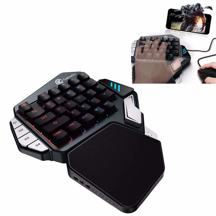 GAMESIR ZI Gaming Keypad One-Handed Switch Keyboard Controller (Blue Switch)