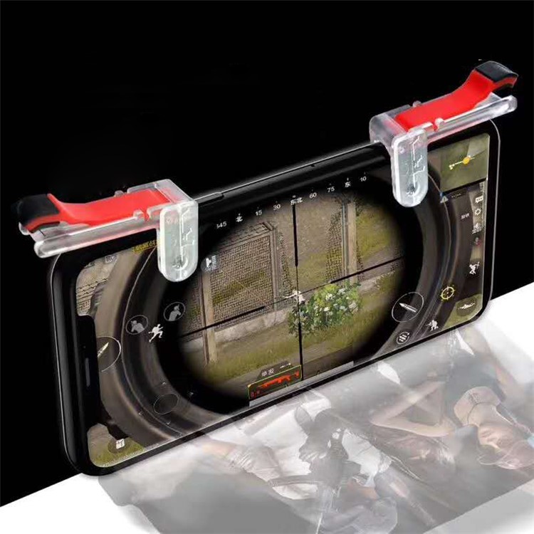 One Pair M24 Quick Shooting Aim Buttons Phone Game Controllers Assist Tools with Storage Box for STG FPS TPS-1
