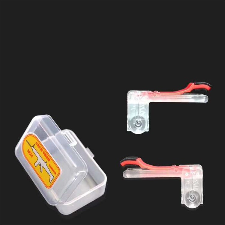 One Pair M24 Quick Shooting Aim Buttons Phone Game Controllers Assist Tools with Storage Box for STG FPS TPS-5