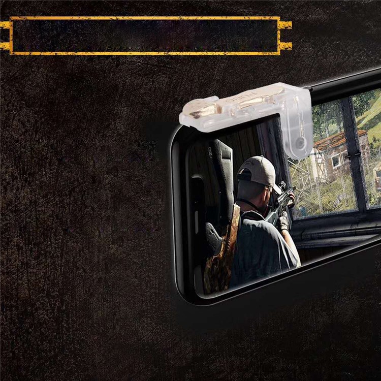 One Pair M5 Quick Metal Shooting Buttons PUBG Phone Game Controllers Assist Tools for STG FPS TPS-8