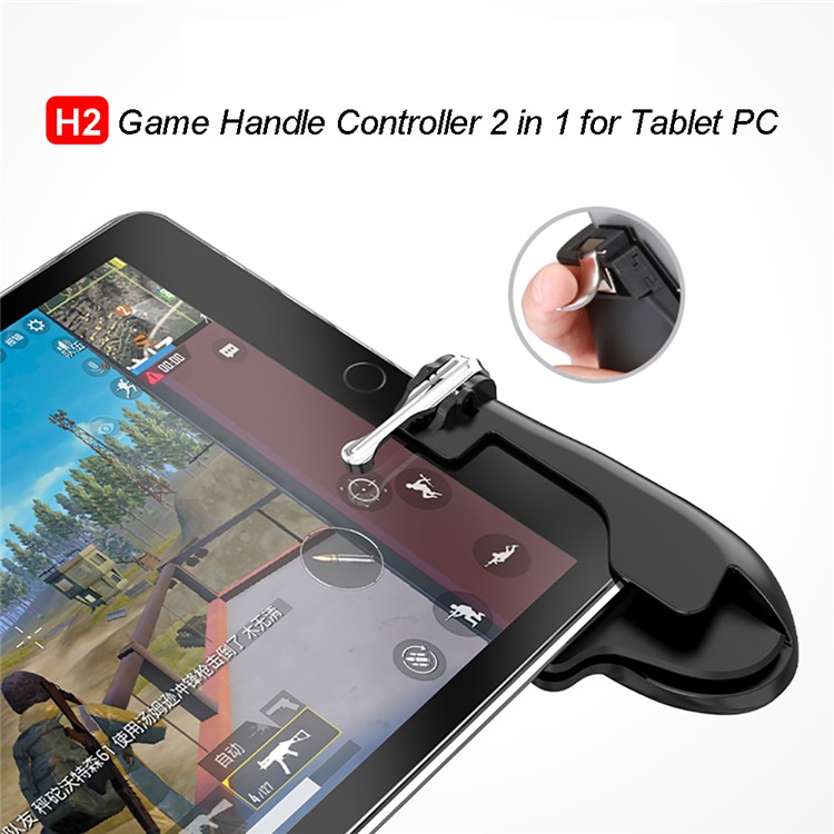 H2 Mobile Game Controller Gamepad Ergonomic Design Handle Holder Handgrip Stand for Tablet-6