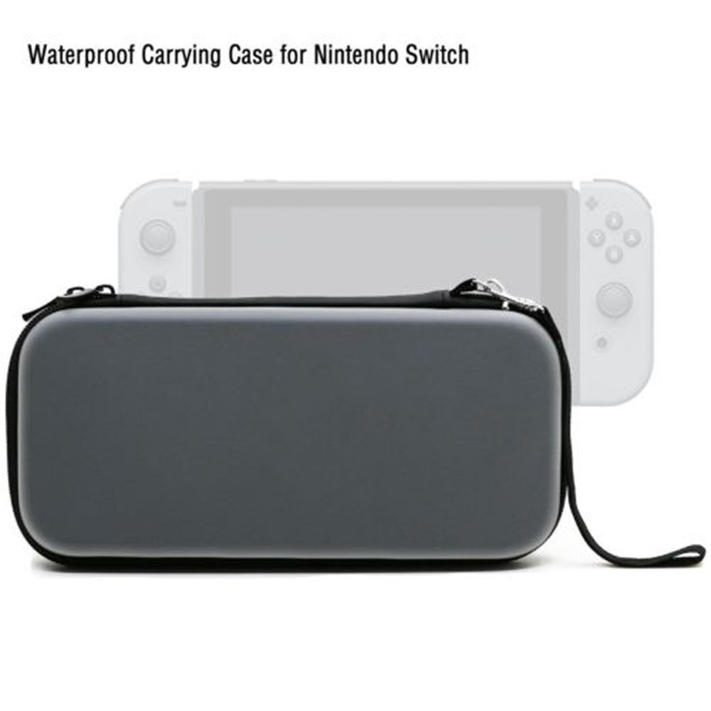 EVA Hard Protective Carrying Travel Shell Storage Bag for Nintendo Switch - Grey-2
