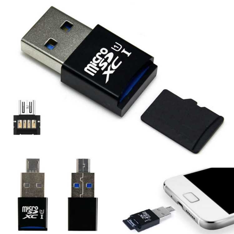 XQ-R001 Portable USB3.0 Card Reader for Micro SD / TF Card-10