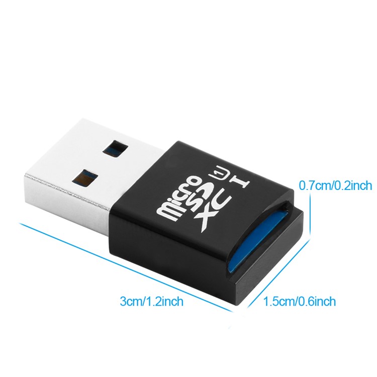XQ-R001 Portable USB3.0 Card Reader for Micro SD / TF Card-6
