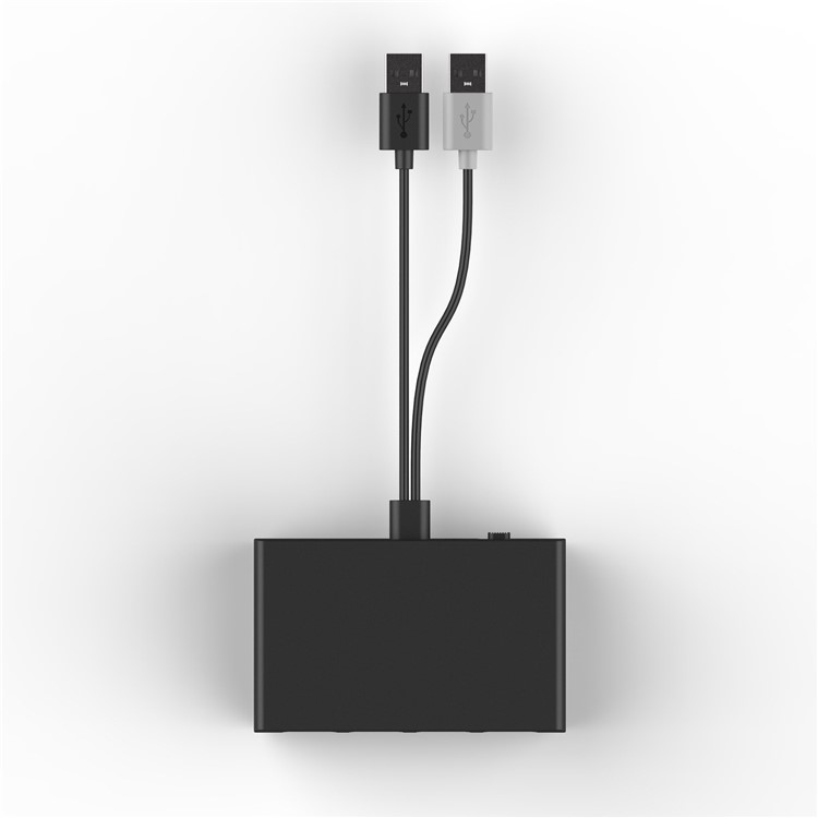 IPEGA XB-018 NGC Converter GC to WiiU/PC/SWITCH GC Adapter to WIIU Converter with PC Function - Black-5