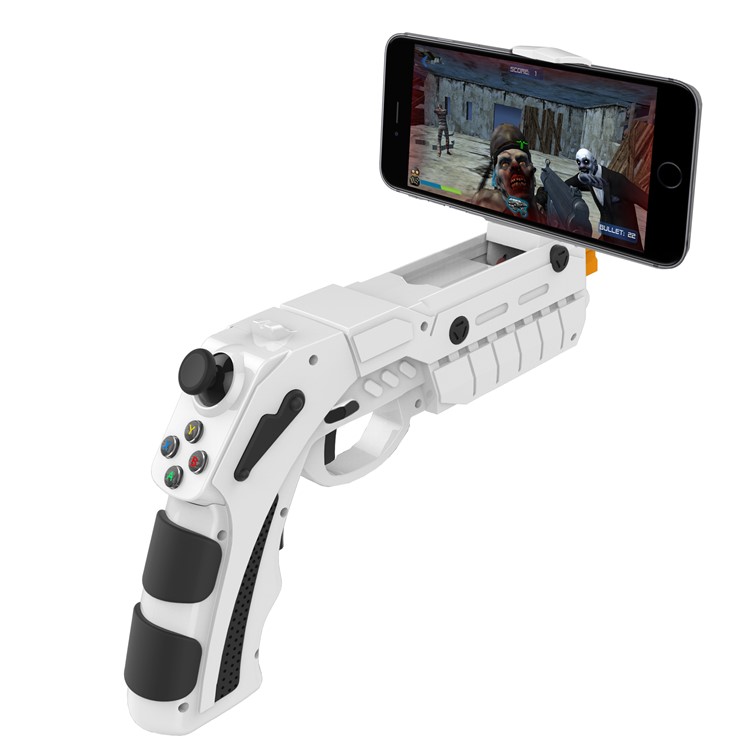 IPEGA PG-9082 Controle Para Celular Arma Gun Controller AR Mobile Gaming for Smart Phone Bluetooth Controller for Android Phone - White-14