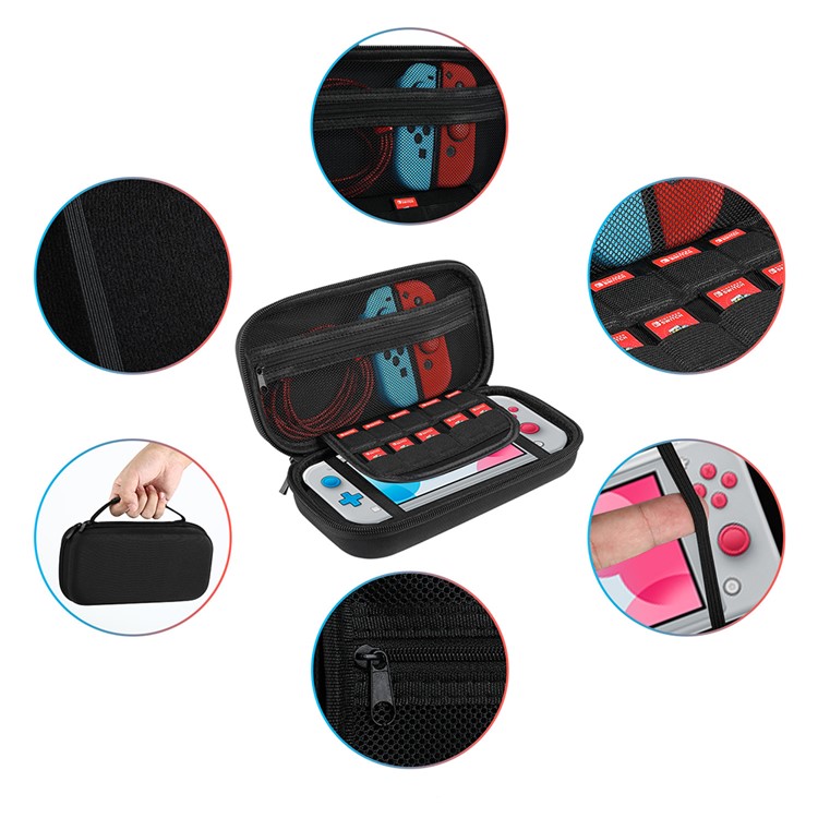 Bolsa De Almacenamiento Con Cremallera Portátil Rectangular Para Switch Lite-2