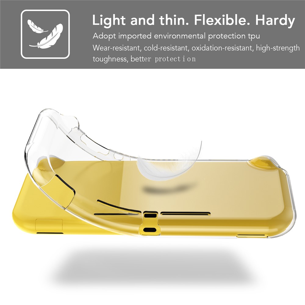 Transparent Drop-resistant Soft TPU Case Cover for Nintendo Switch Lite-2