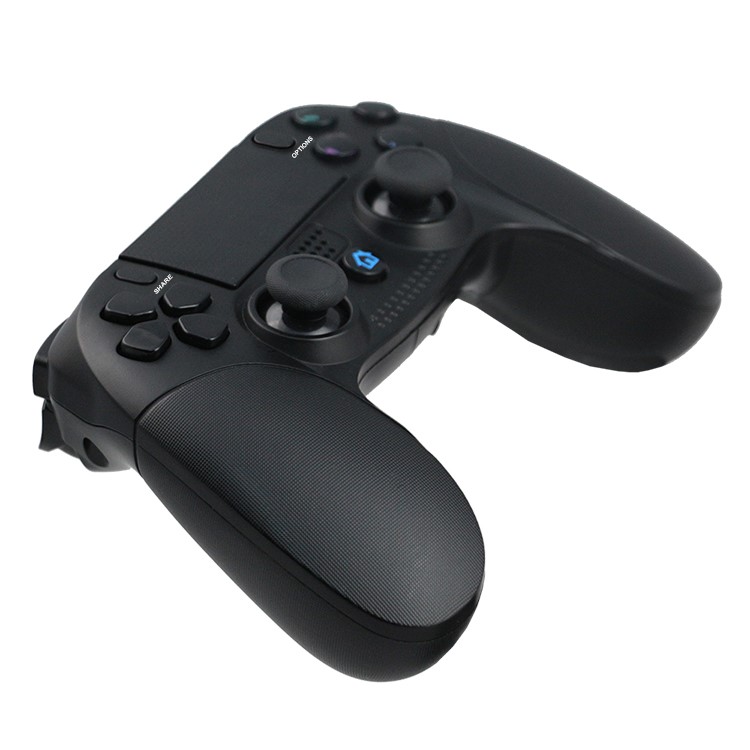 PS4 Controller Wireless Bluetooth Gamepad for PS4/PS3 Console-Touch Panel + Antiskid Marks + Built-in Color LED + Headphone Jack-8