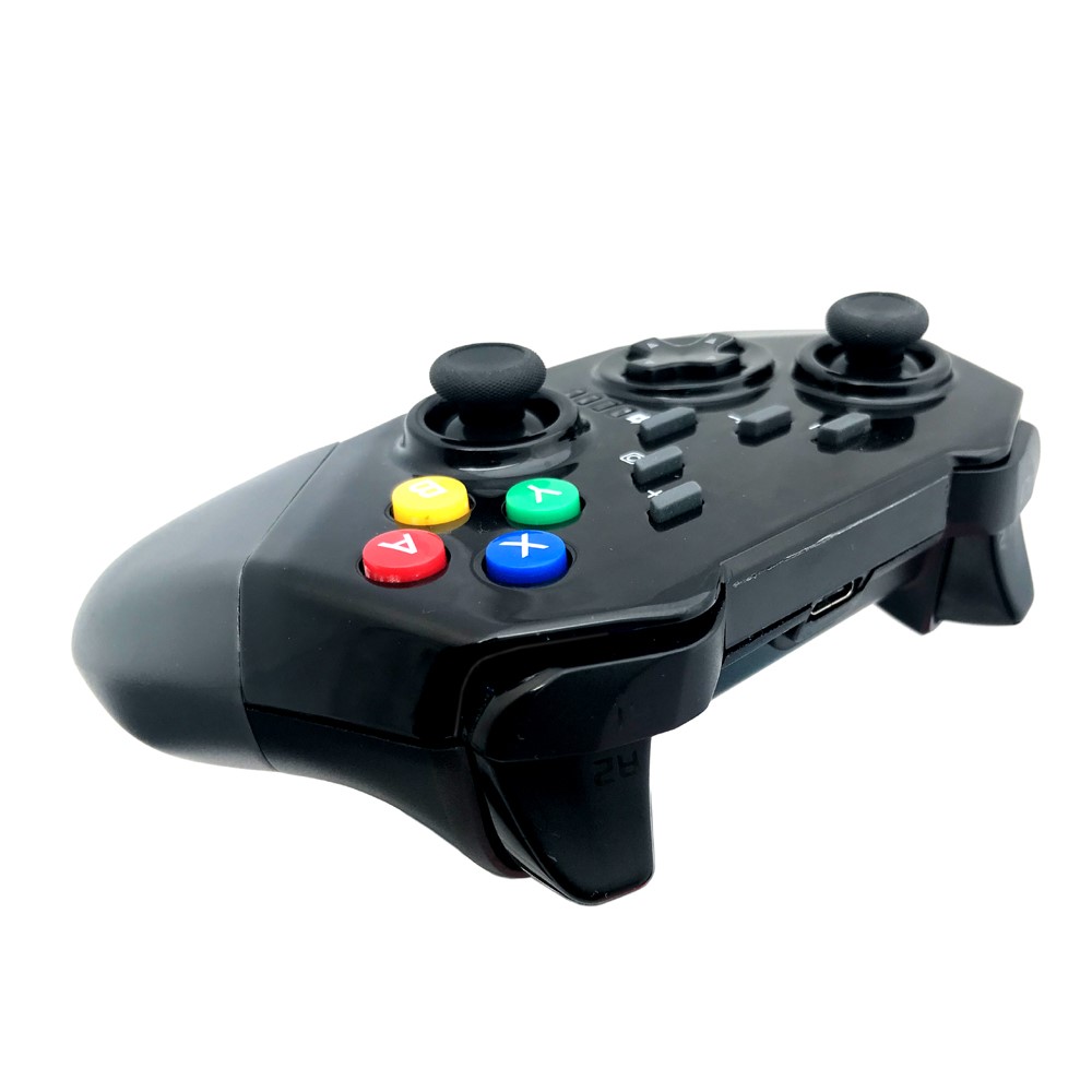 8579 Switch Pro Controller GamePad Bluetooth Sans Fil Pour La Console De Commutation Avec Des Touches Turbo Meulage Et PC / Android - Le Noir