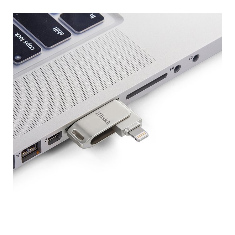 IDISKK 64GB Mini MFI Lightning 8 pinos para USB 2.0 Flash Drive para iPhone iPad Macbook PC etc-2