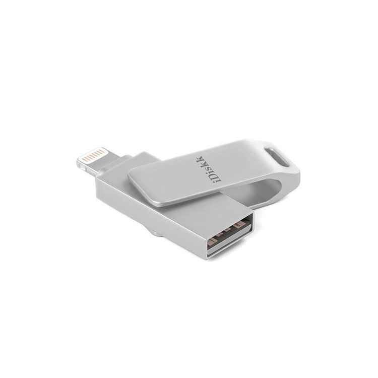 IDISKK 64GB Mini MFI Lightning 8 pinos para USB 2.0 Flash Drive para iPhone iPad Macbook PC etc-4