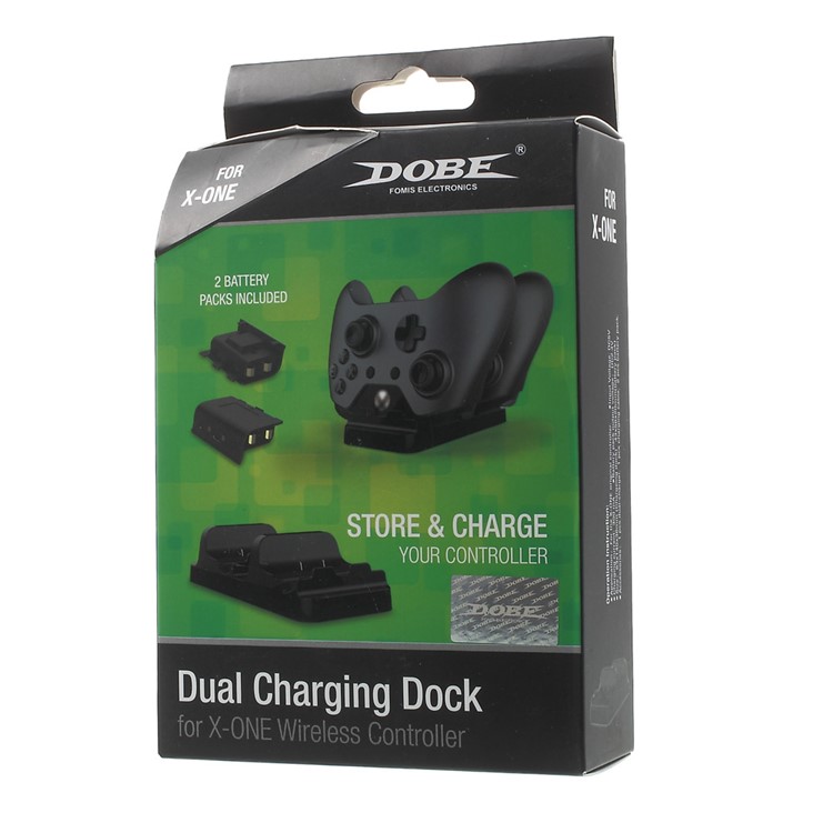DOBE TYX-532 Dual Charging Dock with 2 Battery Packs for Xbox One Wireless Controller-10
