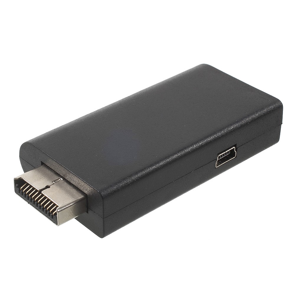 PS2 to HDMI Converter Adapter with 3.5mm Audio Output for HDTV HDMI Monitor - Black-5