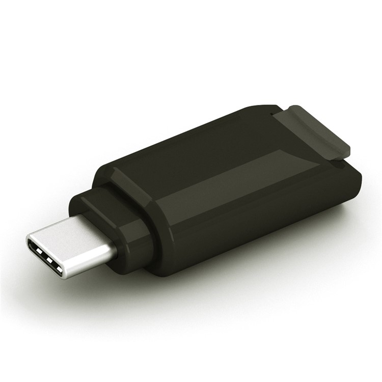 USB 3.0 Type-C Card Reader Support MicroSD 3.0 - Black-2