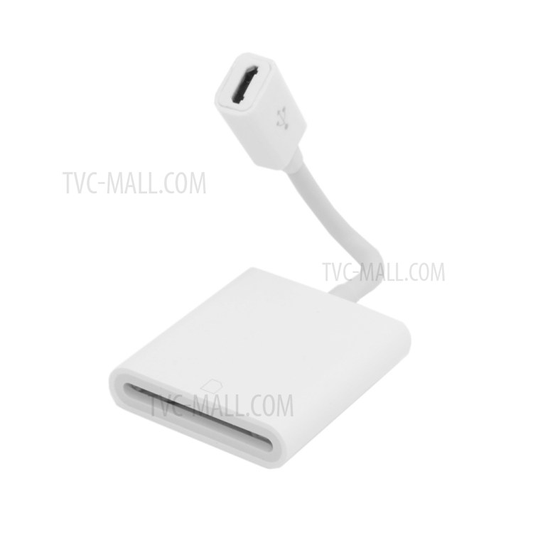 Micro USB 2.0 Female to SD SDXC Card Reader Adapter Cable - White-6