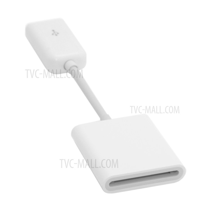 Standard USB 2.0 Female to SD SDXC Card Reader Adapter Cable - White-2