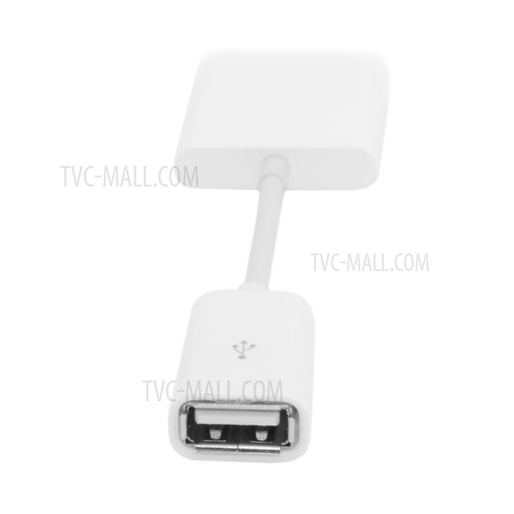 Standard USB 2.0 Female to SD SDXC Card Reader Adapter Cable - White-3