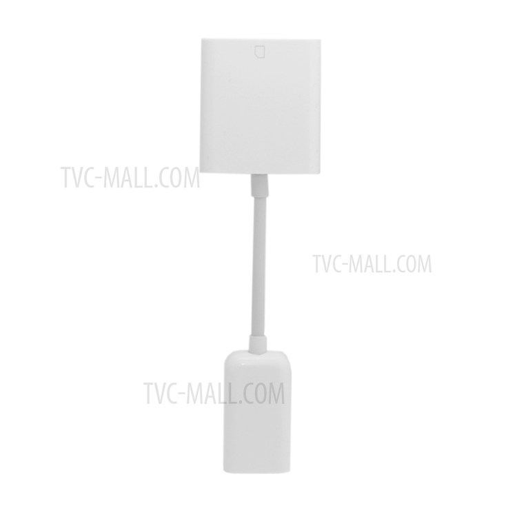 Standard USB 2.0 Female to SD SDXC Card Reader Adapter Cable - White-5