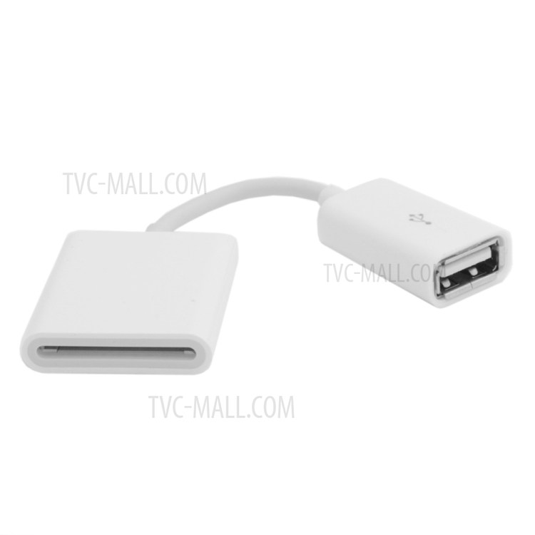 Standard USB 2.0 Female to SD SDXC Card Reader Adapter Cable - White-6