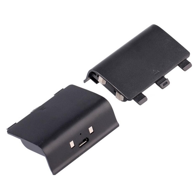 Dual Charger Dock Station + 2 Rechargeable Batteries for Microsoft Xbox One Wireless Controller - Black-10