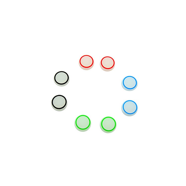 100pcs/lot Two-tone Anti-skid Silicone Rocker Button Cap for PS4/PS3/PS2/XBOX 360/XBOX ONE Gamepad-6