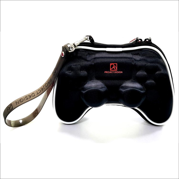 PROJECTDESIGN Airform EVA Pouch Case Bag for Sony PS4 Controller with Wrist Strap - Black-1