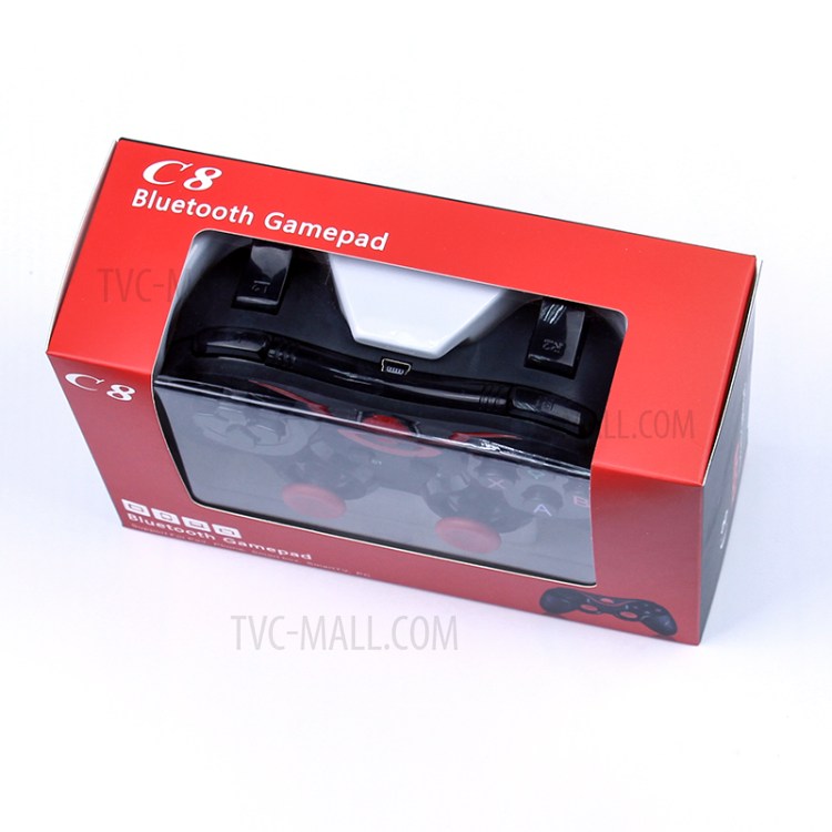 C8 Bluetooth Gamepad Controller without Bracket for Android iOS Smartphones Tablet Windows PCs - Black-21