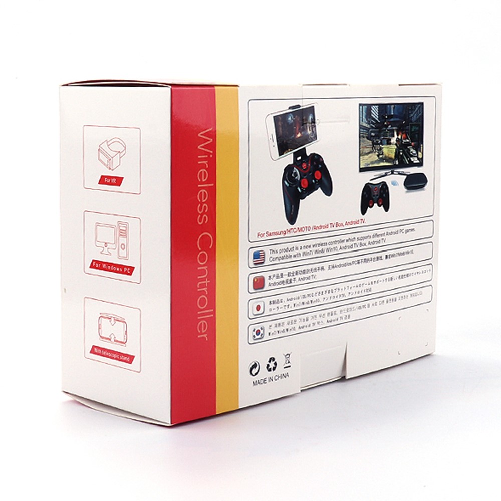 C8 Wireless Bluetooth Game Controller Gamepad Joystick for iOS Android Etc with Phone Clamp Holder-21