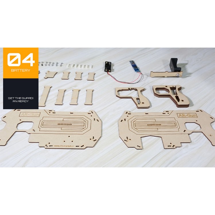 Augmented Reality Bluetooth 4.0 AR Toy Gun with Cellphone Holder AR Games-11