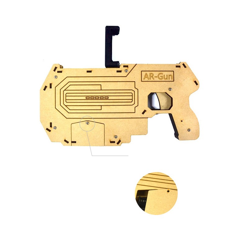 Augmented Reality Bluetooth 4.0 AR Toy Gun with Cellphone Holder AR Games-3