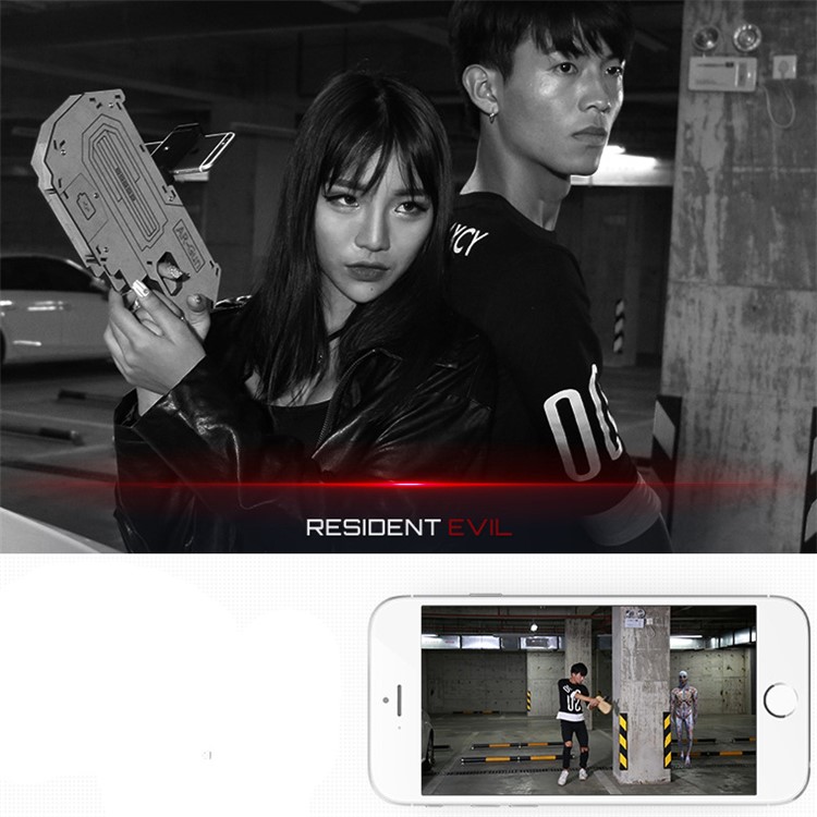 Augmented Reality Bluetooth 4.0 AR Toy Gun with Cellphone Holder AR Games-5