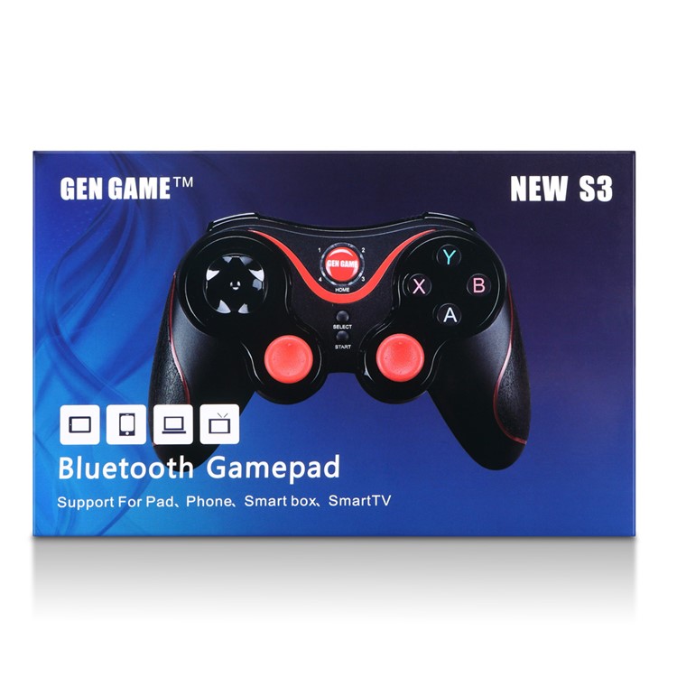 GEN GAME S3 Bluetooth Wireless Game Controller Gamepad Joystick - Black-5