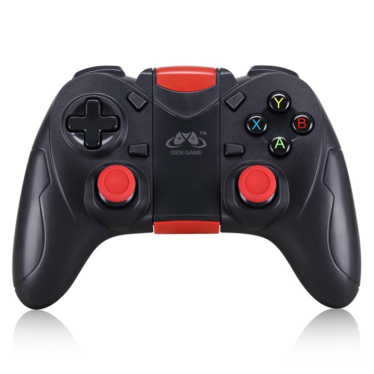 GEN GAME S6 Wireless Bluetooth Game Controller with Clip Holder for IOS Android Smartphone - Black-2