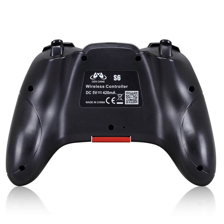 GEN GAME S6 Wireless Bluetooth Game Controller with Clip Holder for IOS Android Smartphone - Black-3