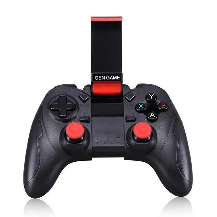 GEN GAME S6 Wireless Bluetooth Game Controller with Clip Holder for IOS Android Smartphone - Black-4