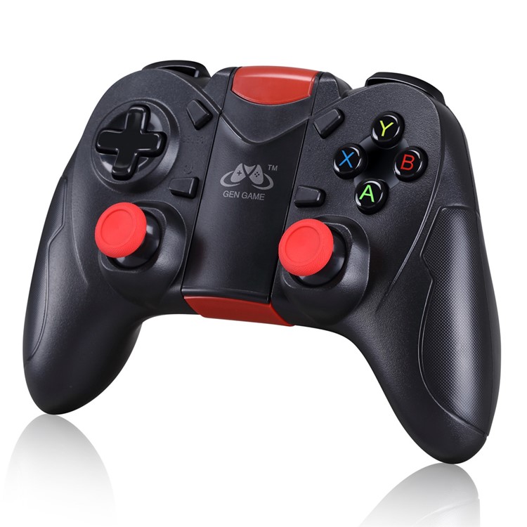 GEN GAME S6 Wireless Bluetooth Game Controller with Clip Holder for IOS Android Smartphone - Black-5